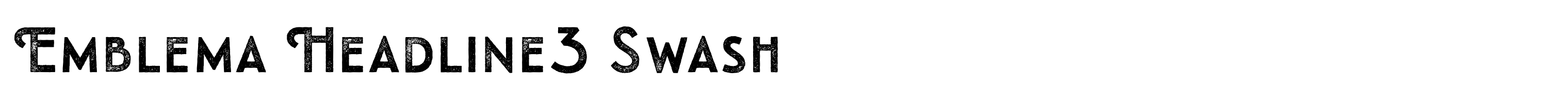 Emblema Headline3 Swash